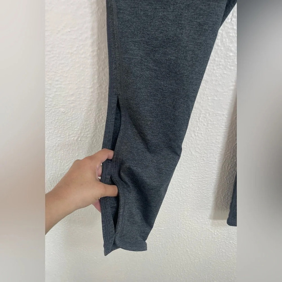 Free People FP Movement Heather Gray Infinity Cutout High Rise Cropped Leggings - Picture 6 of 10